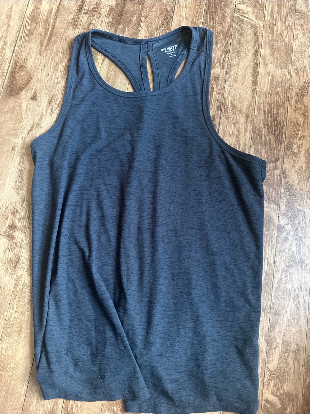 Old Navy Women's Dark Charcoal Racerback Tank Top